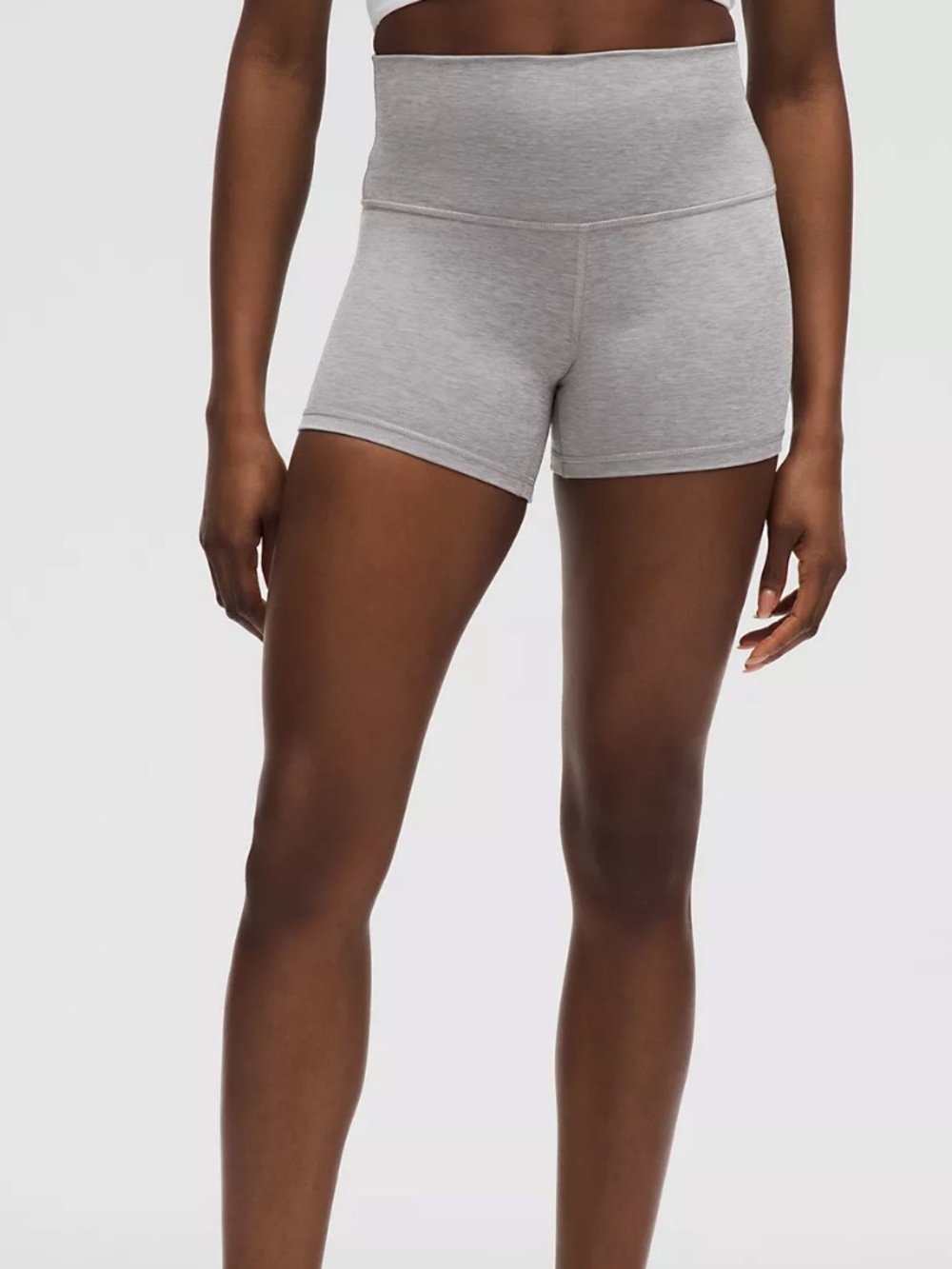 Lululemon women’s Align High-Rise Grey 4” shorts